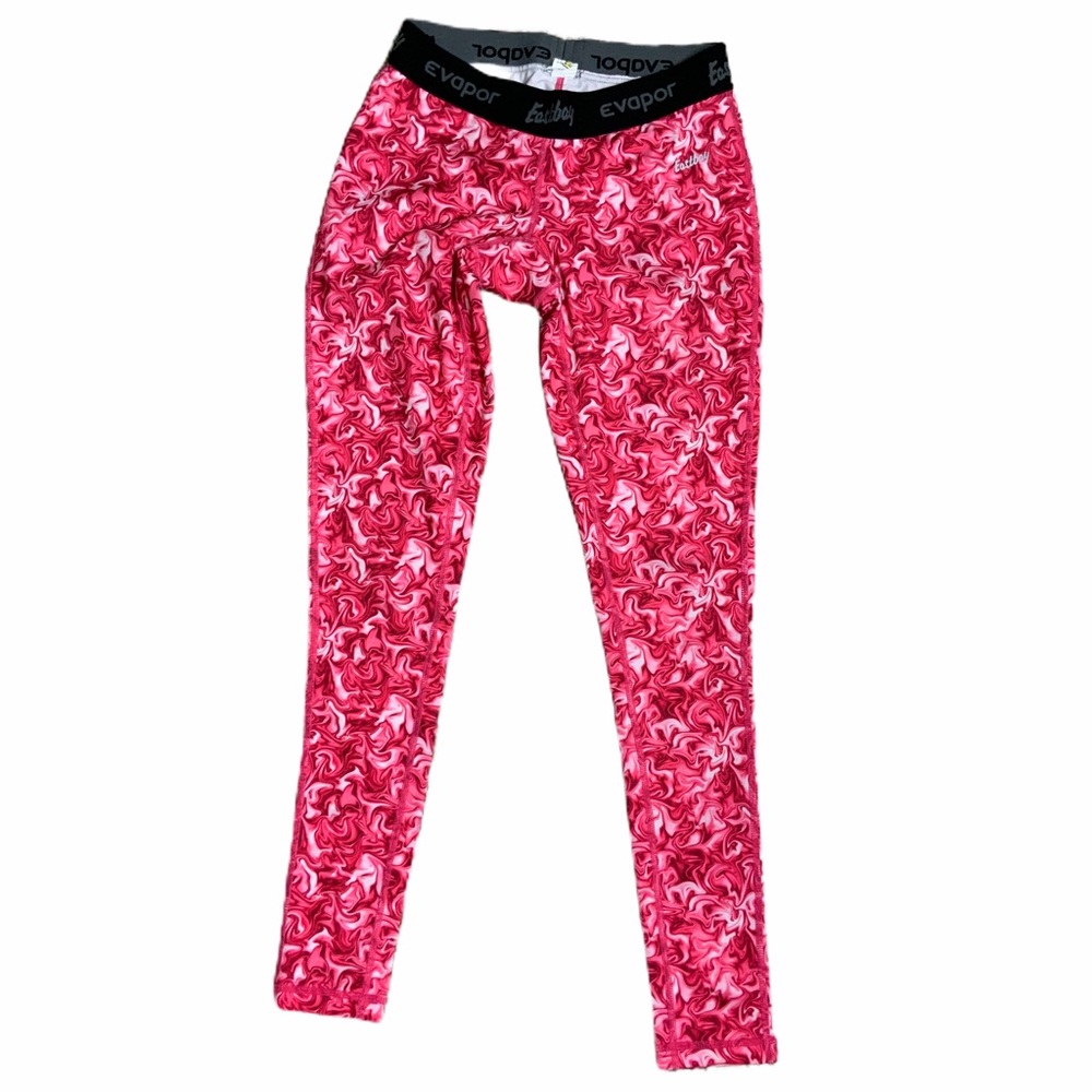 East bay XS Womens Compression tights Pink Swirl